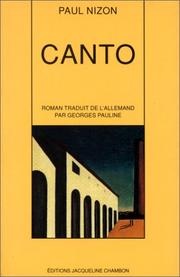Cover of: Canto