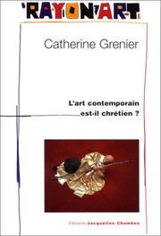 Cover of: L' art contemporain est-il chrétien?