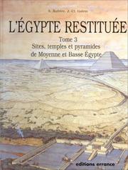 L' Égypte restituée by Sydney Aufrère