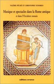 Cover of: Musique et spectacles à Rome et dans l'Occident romain sous la République et le Haut-Empire