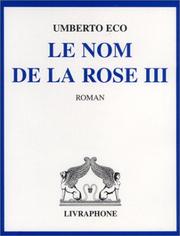 Cover of: Le Nom de la rose by 