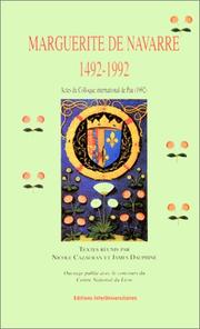 Cover of: Marguerite de Navarre (1492-1992): Actes du colloque international de Pau (1992)