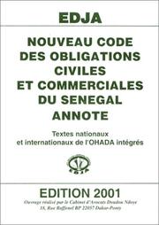 Code des obligations civiles et commerciales by Senegal.