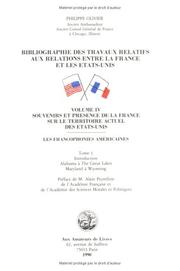 Cover of: Bibliographie des travaux relatifs aux relations entre la France et les Etats-Unis