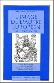 Cover of: L' Image de l'autre Européen: XVe-XVIIe siècles