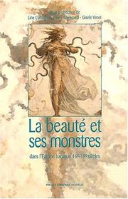 Cover of: La beauté et ses monstres: dans l'Europe baroque 16e-18e siècles