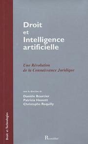 Cover of: Droit et intelligence artificielle: une révolution de la connaissance juridique
