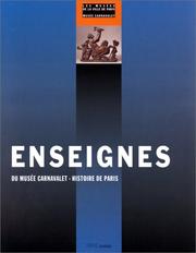 Cover of: Enseignes du Musée Carnavalet, histoire de Paris: catalogue raisonné