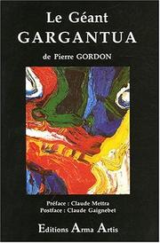 Cover of: Le géant Gargantua by Pierre Gordon