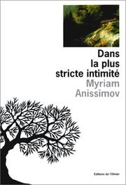 Cover of: Dans la plus stricte intimité