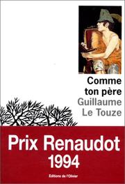 Cover of: Comme ton père by Guillaume Le Touze