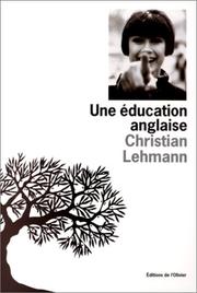 Cover of: Une éducation anglaise