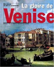 Cover of: La gloire de Venise by Daniel Huguenin