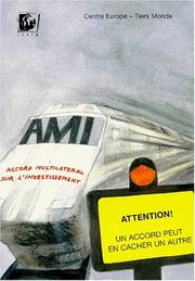 Cover of: AMI: attention, un accord peut en cacher un autre