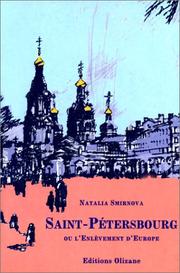 Cover of: Saint-Pétersbourg, ou, L'enlèvement d'Europe