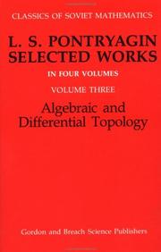 Cover of: Algebraic and Differential Topology (Classics of Soviet Mathematics)