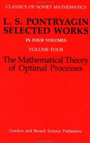 Mathematical Theory of Optimal Processes