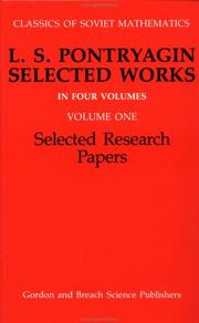 Cover of: Selected research papers