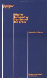 Cover of: Higher integrative systems of the brain