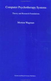 Cover of: Computer psychotherapy systems by Morton Wagman