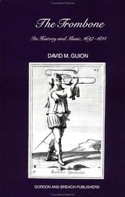 The trombone by David M. Guion