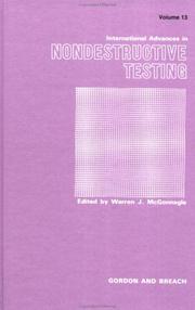 Cover of International Advances in Nondestructive Testing