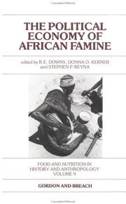 Cover of: The Political economy of African famine