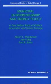 Cover of: Municipal Entrepreneurship: A Five Nation Study of Energy Politics, Innovation and Social Change (International Studies in Global Change)