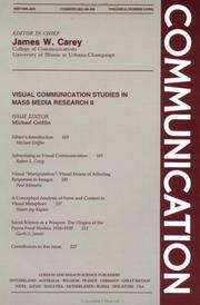 Cover of: Visual Communication Studies in Mass Media Resources I & II: A special issue of the journal Communication (Visual Communication)