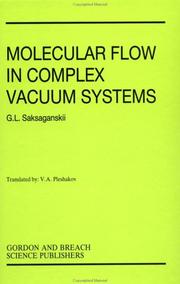 Cover of: Molecular flow in complex vacuum systems