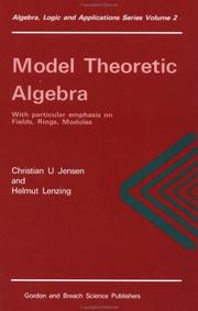 Model theoretic algebra by Christian U. Jensen