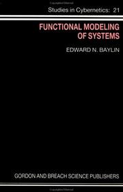 Cover of: Functional modeling of systems