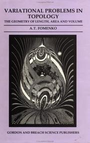 Variational problems in topology by A. T. Fomenko