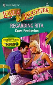 Cover of: Regarding Rita (Love & Laughter , No 49) by Pemberton