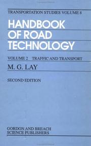 Cover of: Handbook of road technology