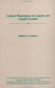 Cover of: Critical phenomena in liquids and liquid crystals