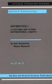 Antibiotics I by Isao Kawamoto