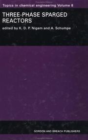 Cover of: Three-Phase Sparged Reactors (Topics in Chemical Engineering) by Ngam