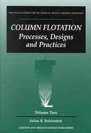 Cover of: Column flotation by Julius B. Rubinstein
