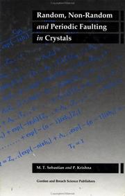 Cover of: Random, Non-Random and Periodic Faulting in Crystals