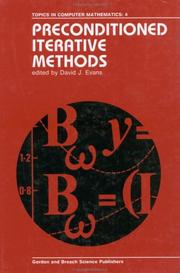 Cover of: Preconditioned iterative methods