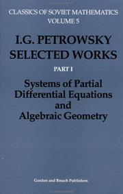 Cover of: Systems of Partial Differential Equations by O. A. Oleinik