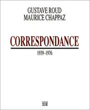 Cover of: Correspondance, 1939-1976 by Gustave Roud