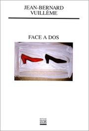 Cover of: Face à dos by Jean-Bernard Vuillème
