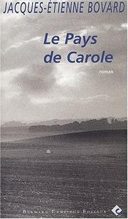 Cover of: Le pays de carole