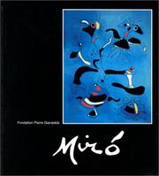 Cover of: Miro: 6 juin au 11 novembre 1997