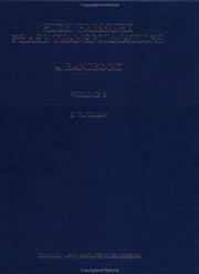 Cover of: High Pressure Phase Transformations Handbook 3 by E. Yu Tonkov