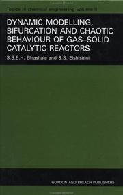 Cover of: Dynamic modelling, bifurcation, and chaotic behaviour of gas-solid catalytic reactors