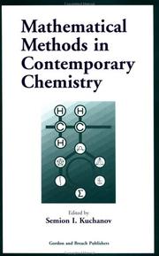 Mathematical methods in contemporary chemistry by S. I. Kuchanov