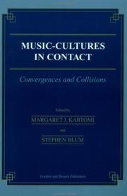 Cover of: Music-cultures in contact | 